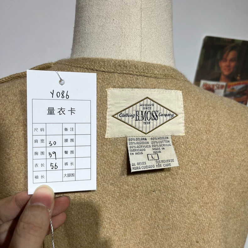 Vintage Stylish Versatile Wool Vest