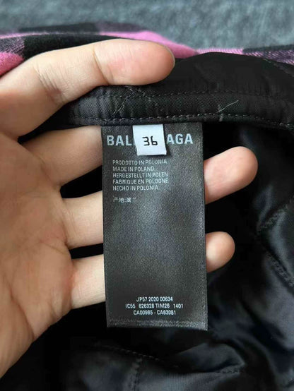 Pink Plaid Long Sleeve Shirt