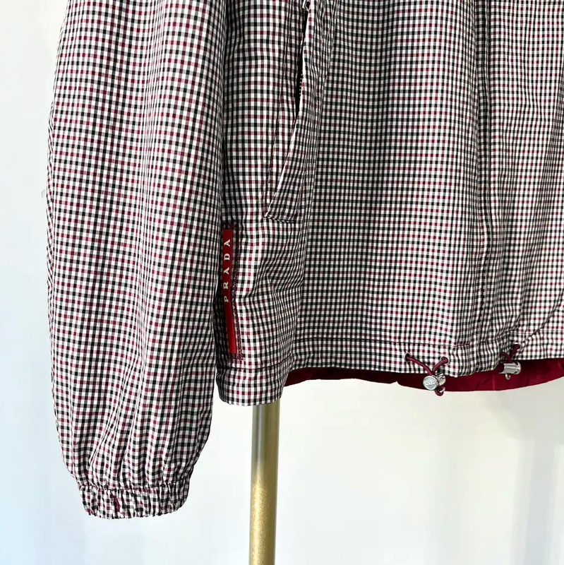 Prada Lightweight Red Polyester Men's Jacket
