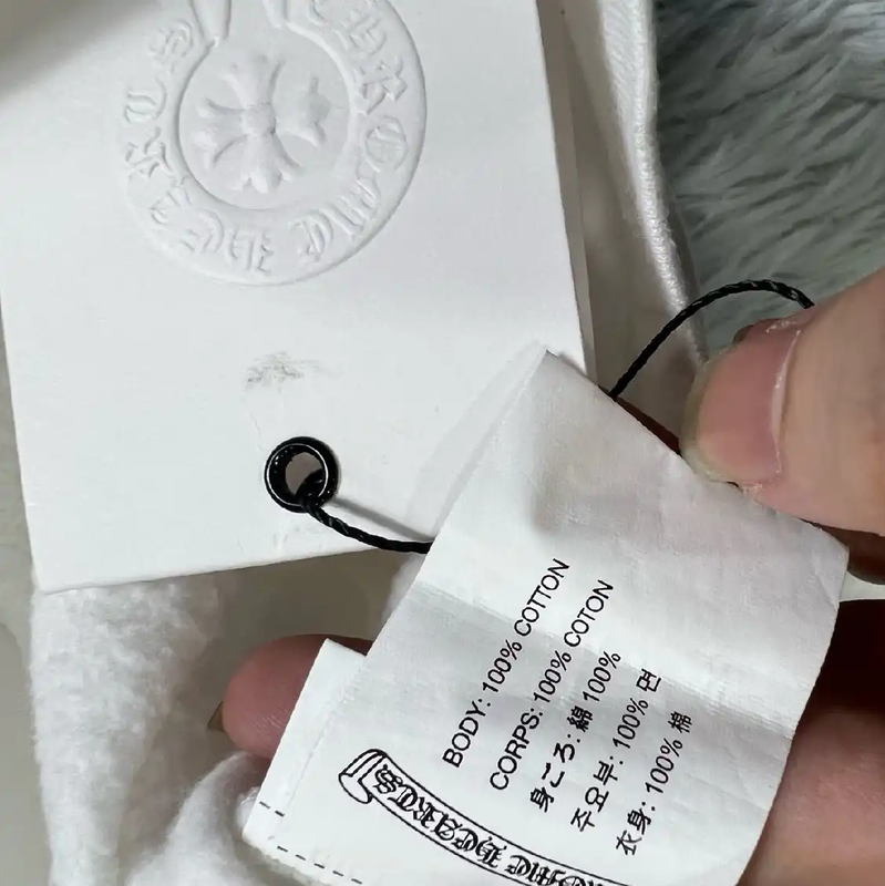 Chrome Hearts White Cotton Hooded Jacket 0089