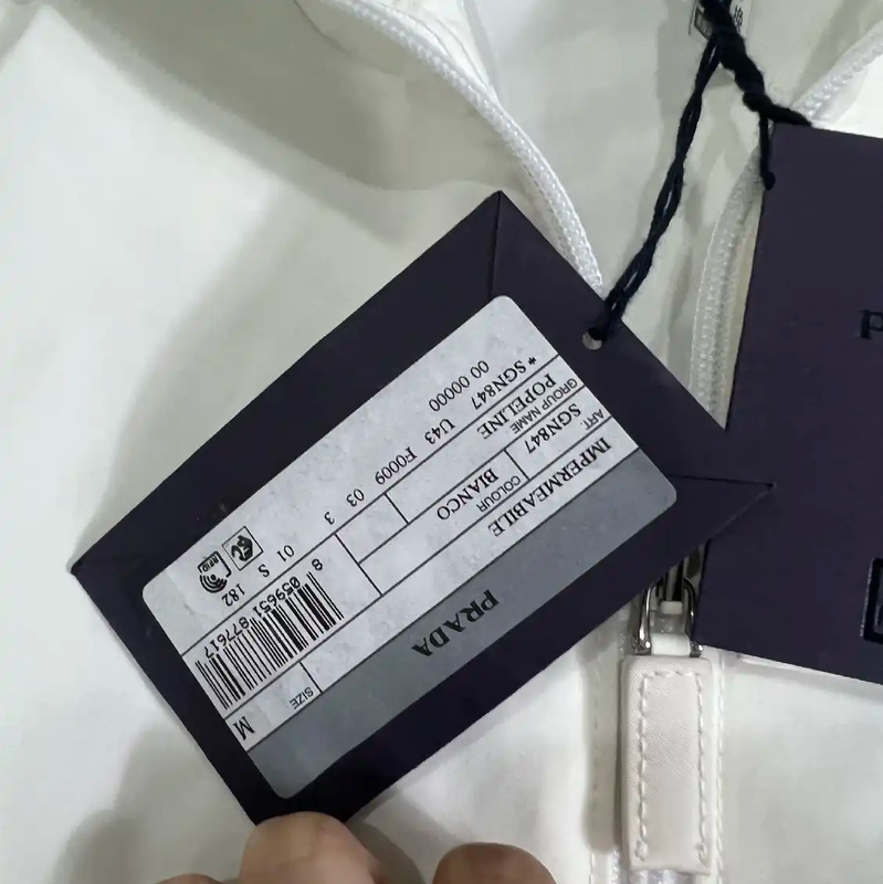 Prada Men's M White Casual Outerwear