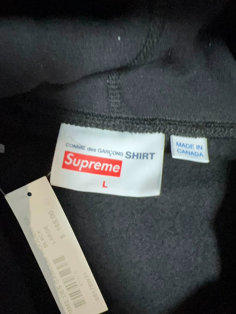 Supreme x CDG Pleated Hoodie