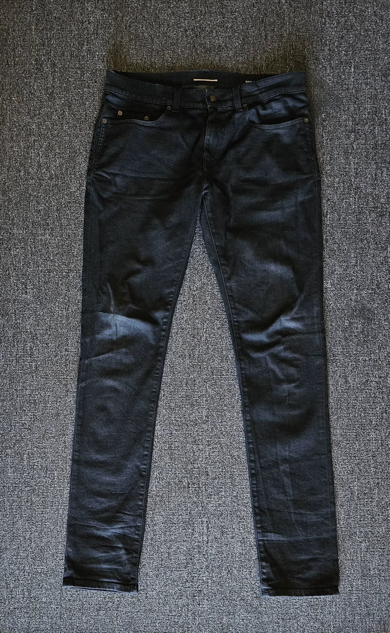 Saint Laurent D02 Slim Fit Black Jeans-yf