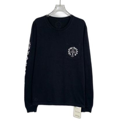 Chrome Hearts Black Logo Long Sleeve Sweatshirt