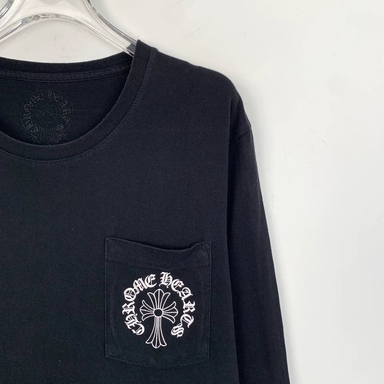 Chrome Hearts Black Logo Long Sleeve Sweatshirt