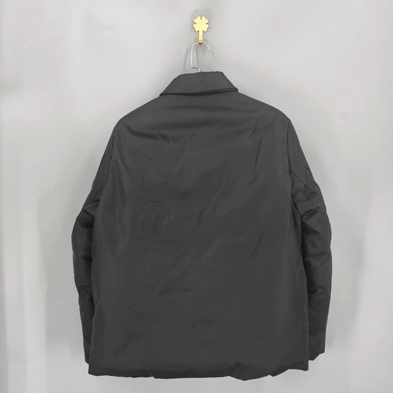 Prada Black Cotton Jacket With Logo