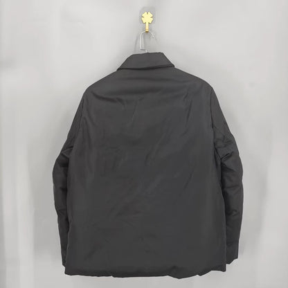 Prada Black Cotton Jacket With Logo