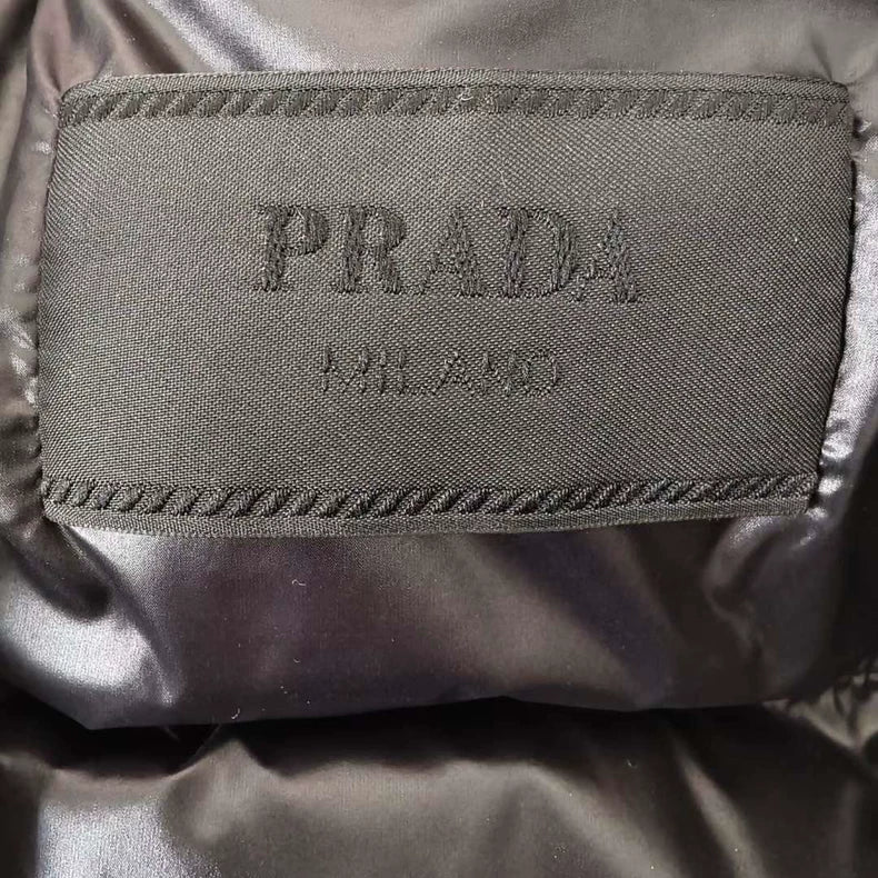 Prada Black Cotton Jacket With Logo