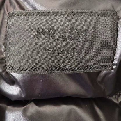 Prada Black Cotton Jacket With Logo