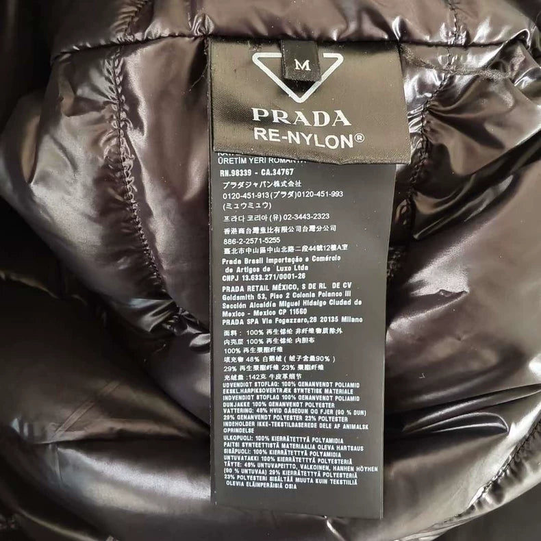 Prada Black Cotton Jacket With Logo