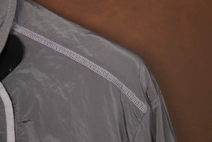 Stone Island Silver Nylon Zip Jacket-yf