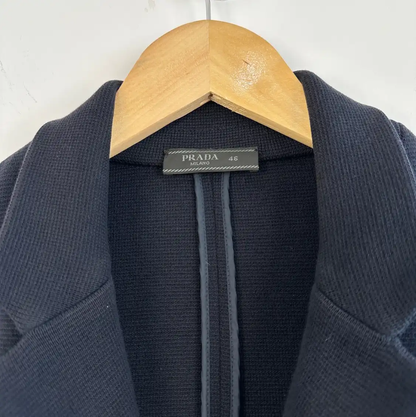 Prada Black Cotton Men's Blazer