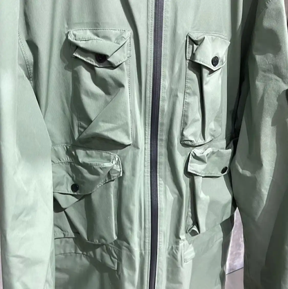 Stone Island Green Men's Outerwear Jacket 0089