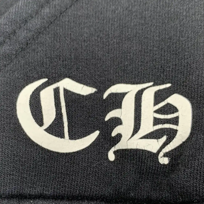 Chrome Hearts Black Cotton Zip-Up Hoodie 0089