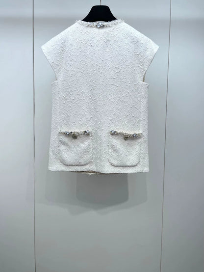 Chanel Beaded Sleeveless Vest