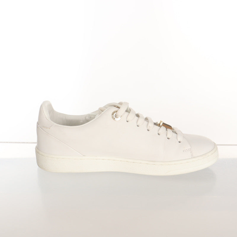 Louis Vuitton White Round-Toe Sneakers 0079