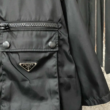 Prada Black Short Sleeve Casual Shirt