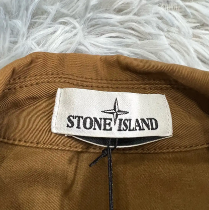 Stone Island Brown Cotton Men's Jacket 0089