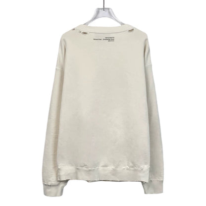 Gucci White Long Sleeve Sweatshirt with Print