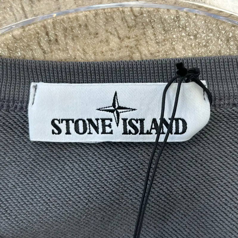 Stone Island Gray Men's Hoodie with Pocket Design 0089