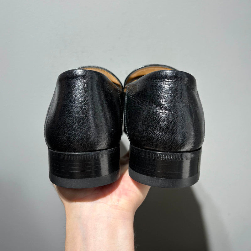 Gucci Jordaan Leather Slip-On Casual Shoes 0079