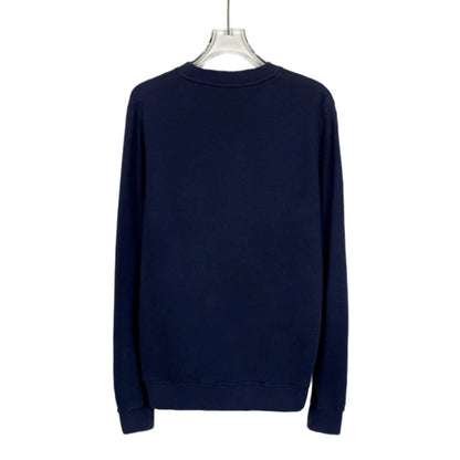 Loewe Blue Logo Colorful Long Sleeve Sweatshirt