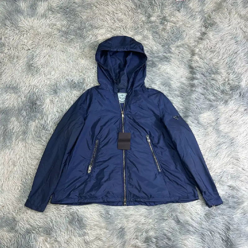 Prada M Blue Nylon Men's Jacket