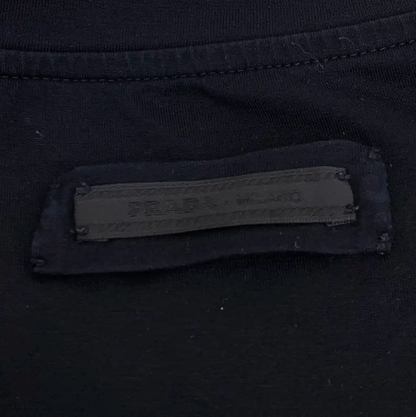 Prada Black V-Neck Men's T-Shirt Size XL