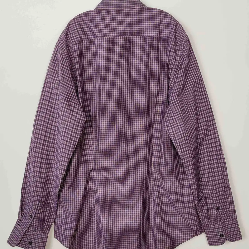 Prada Purple Cotton Long Sleeve Shirt