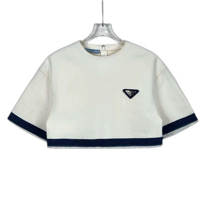 Prada White Short Sleeve T-Shirt