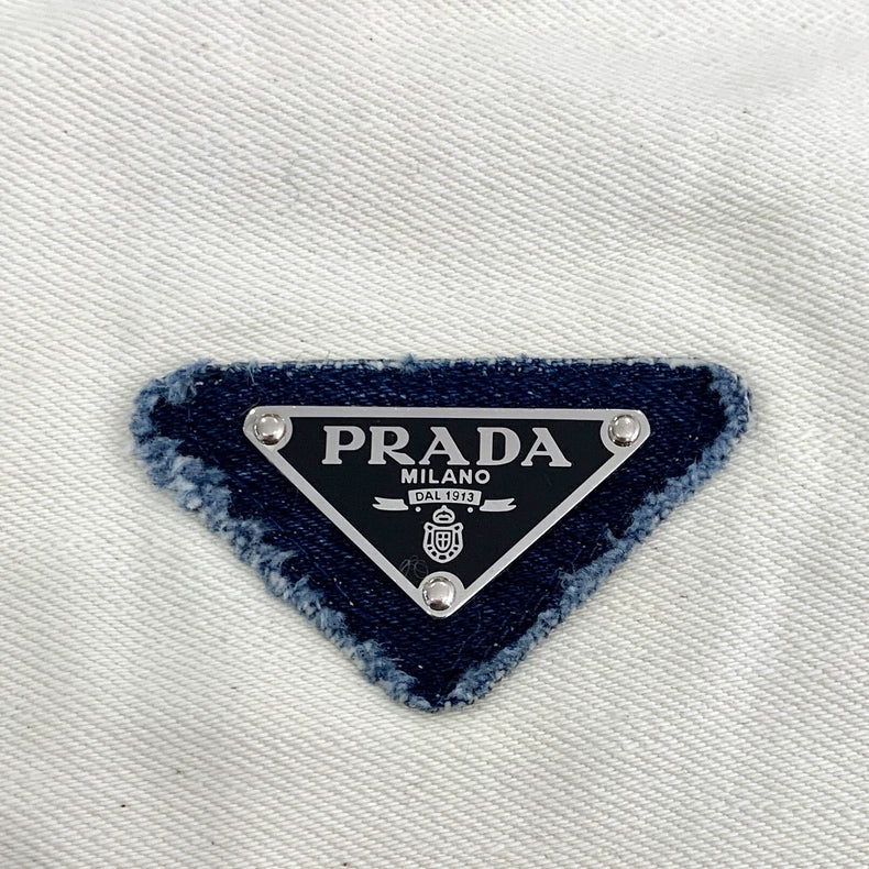 Prada White Short Sleeve T-Shirt