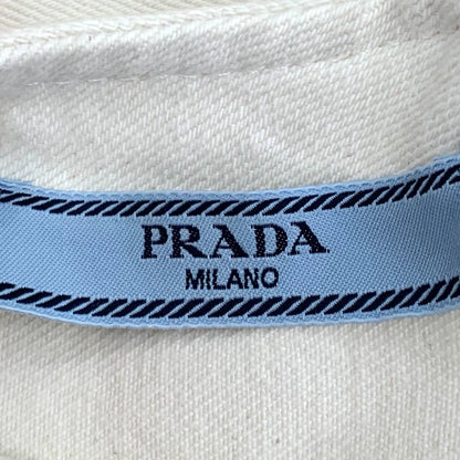 Prada White Short Sleeve T-Shirt