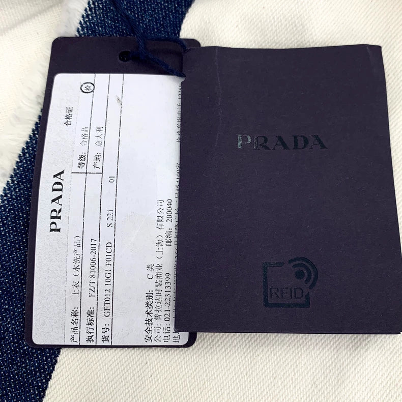 Prada White Short Sleeve T-Shirt