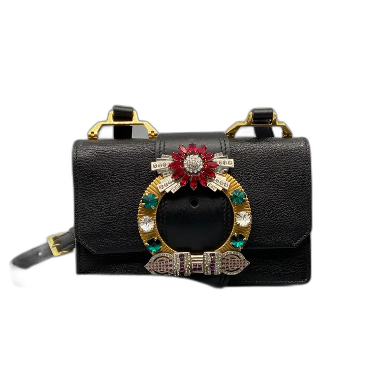miumiu Gemstone Sunflower Crossbody Bag