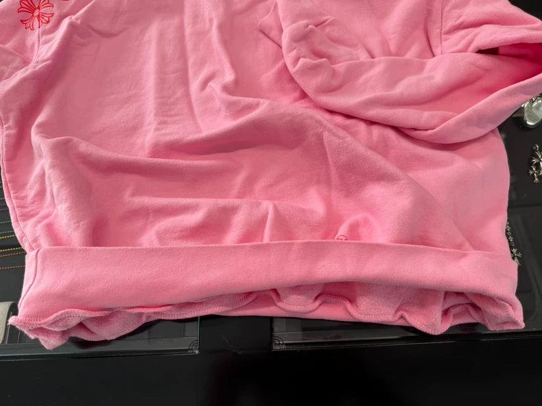Chrome Hearts Pink Limited Edition Hoodie-yf