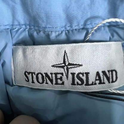 Stone Island Men's Light Blue Down Jacket 0089