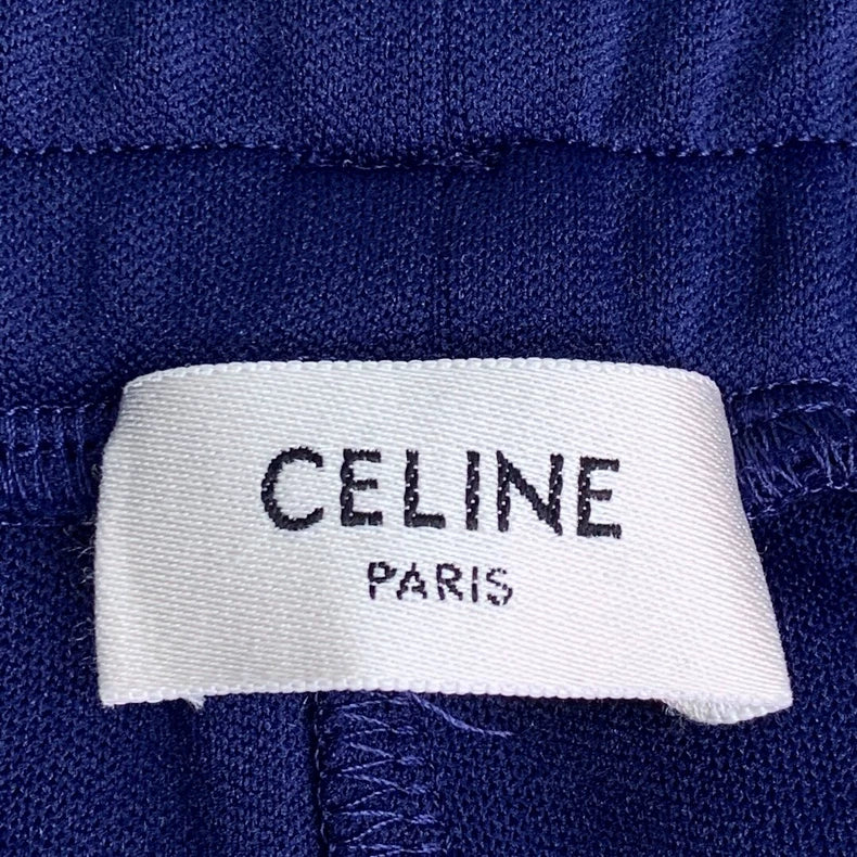 Celine Navy Casual Drawstring Pants L Size