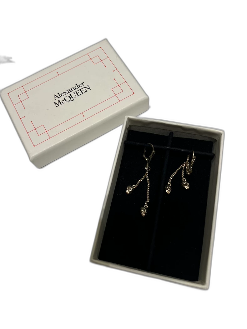 Alexander McQueen Skull Earrings Set