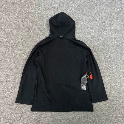 Balenciaga Hooded Sweatshirt with Logo Tag