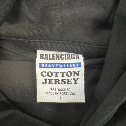 Balenciaga Hooded Sweatshirt with Logo Tag