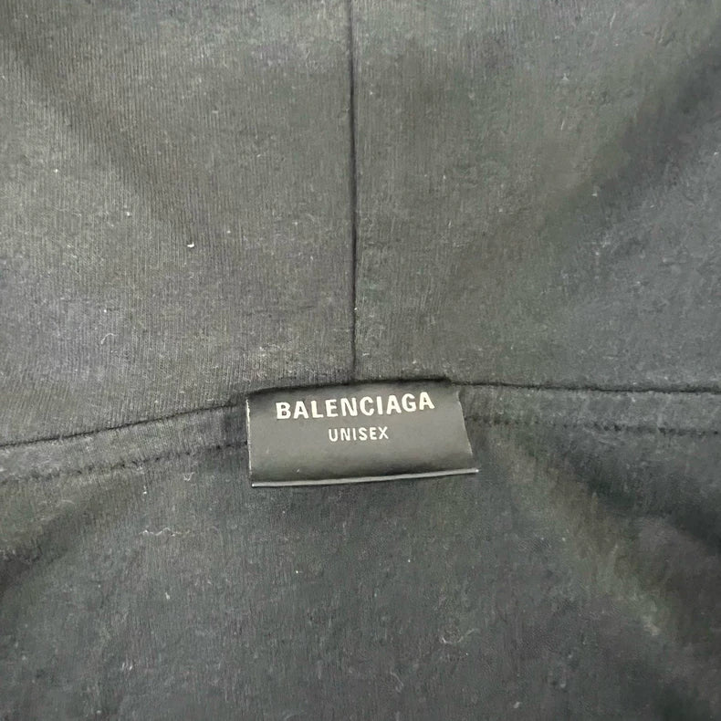 Balenciaga Hooded Sweatshirt with Logo Tag