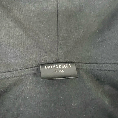 Balenciaga Hooded Sweatshirt with Logo Tag