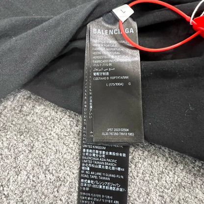 Balenciaga Hooded Sweatshirt with Logo Tag