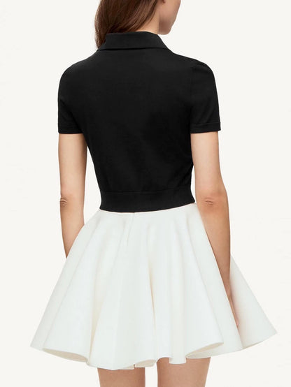 LOEWE Short Silk Blend Polo Knit