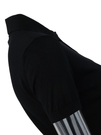 LOEWE Short Silk Blend Polo Knit