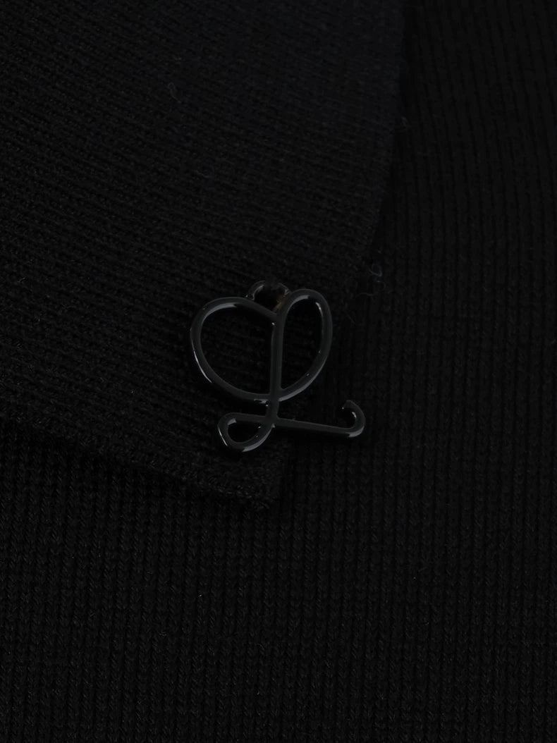 LOEWE Short Silk Blend Polo Knit