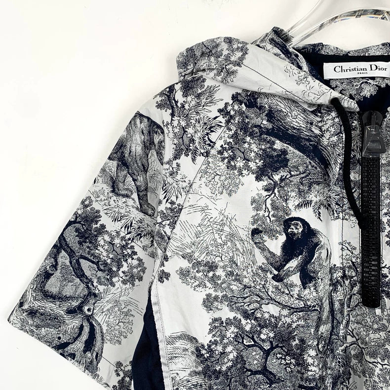 Dior Animal Jungle Print Hooded Dress