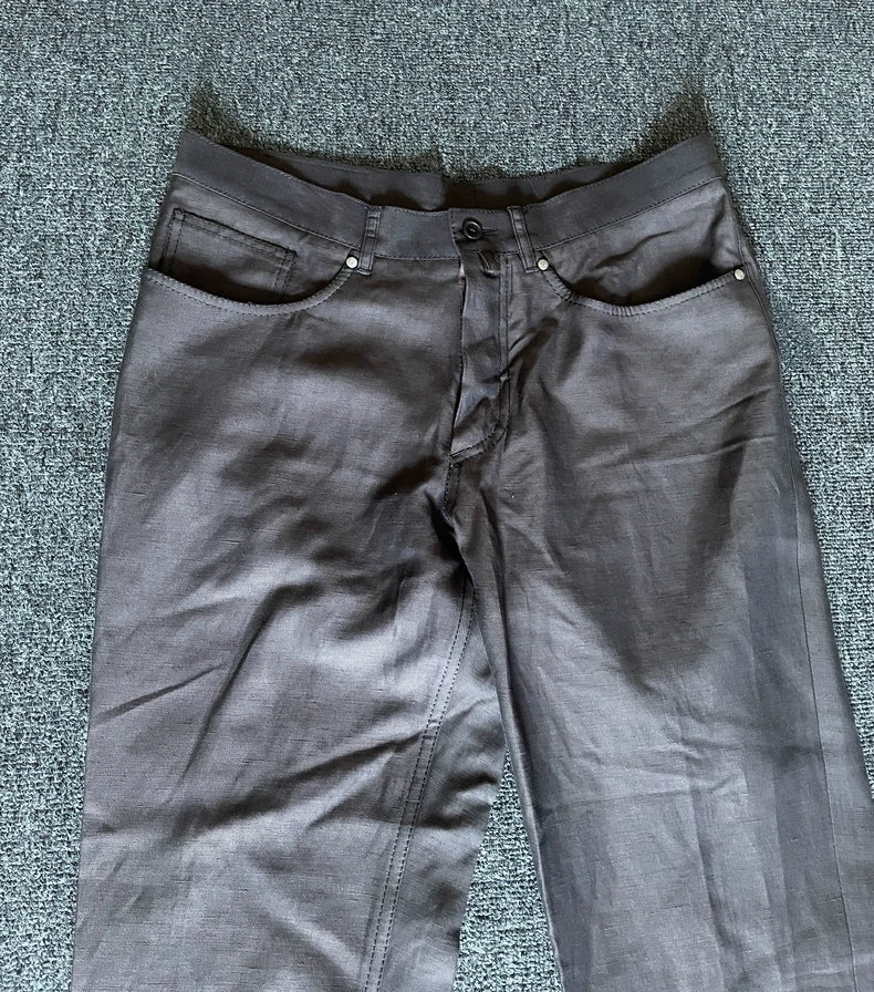 Ermenegildo Zegna Wool-Linen Casual Pants-yf