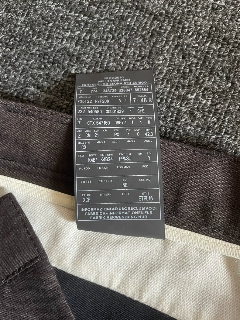 Ermenegildo Zegna Wool-Linen Casual Pants-yf