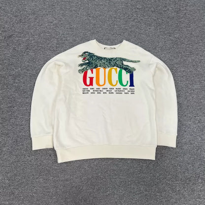 Gucci Logo Sequined Pullover Sweatshirt